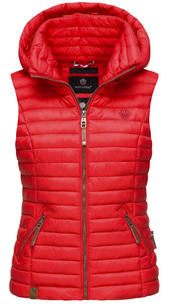 Navahoo Shadaa lightweight ladies quilted vest - Red-Gr.L