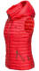 Navahoo Shadaa lightweight ladies quilted vest - Red-Gr.XXL