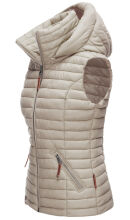 Navahoo Shadaa lightweight ladies quilted vest - Brightgray-Gr.XS