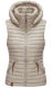 Navahoo Shadaa lightweight ladies quilted vest - Brightgray-Gr.XS
