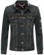 Navahoo Pamuyaa Damen Jeans Jacke Schwarz-Gr.S