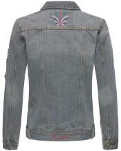 Navahoo Pamuyaa Ladies Jeans Jacket - Gray-Gr.S