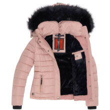 Navahoo Chloe Damen Winterjacke gef&uuml;ttert Rosa Gr&ouml;&szlig;e L - Gr. 40
