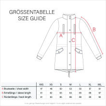 Navahoo Daria warme Damen Parka Winterjacke mit Kunstfell Kragen Rosa Gr&ouml;&szlig;e XXL - Gr. 44