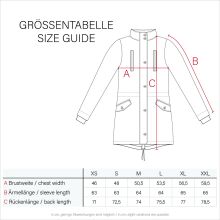 Marikoo Bikoo Damen gefütterte Winterjacke mit Teddyfell Schwarz Größe XS - Gr. 34