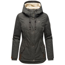 Marikoo Bikoo ladies winter jacket with hood - Anthracite-Gr.M