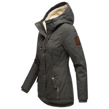 Marikoo Bikoo ladies winter jacket with hood - Anthracite-Gr.M