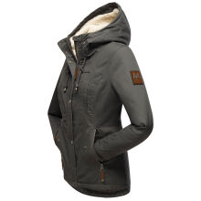 Marikoo Bikoo ladies winter jacket with hood - Anthracite-Gr.L