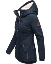 Marikoo Bikoo ladies winter jacket with hood - Navy-Gr.M