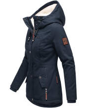 Marikoo Bikoo ladies winter jacket with hood - Navy-Gr.XL
