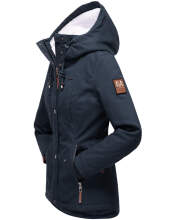 Marikoo Bikoo ladies winter jacket with hood - Navy-Gr.XL