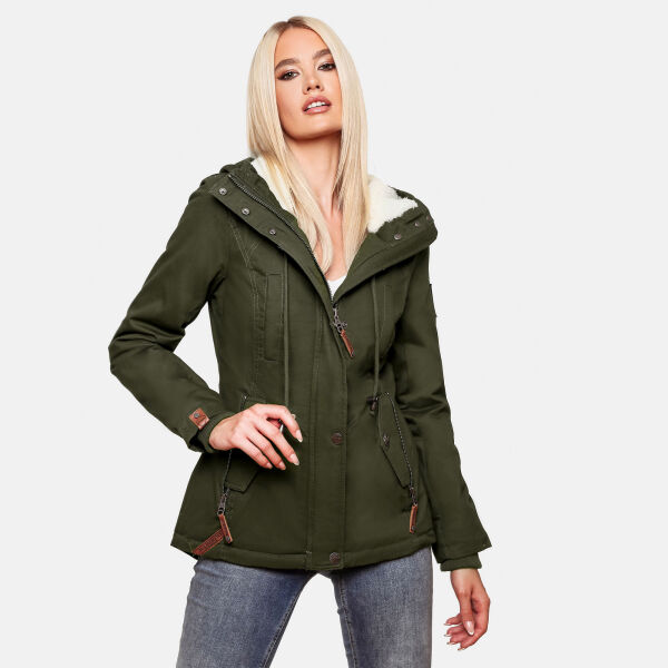 Marikoo Bikoo ladies winter jacket with hood - Green-Gr.XS