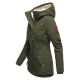 Marikoo Bikoo ladies winter jacket with hood - Green-Gr.XS