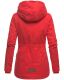 Marikoo Bikoo Damen gefütterte Winterjacke mit Teddyfell Rot Größe XS - Gr. 34