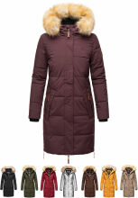 Navahoo Halina ladies winter quilted coat with faux fur

