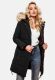 Navahoo Halina ladies winter quilted coat with faux fur