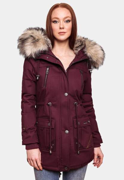 ladies Navahoo fur 159,90 jacket parka winter € Honigfee with collar,