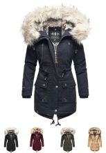 Navahoo Honigfee ladies parka winter jacket with fur...