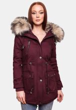 Navahoo Honigfee ladies parka winter jacket with fur...