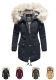 Navahoo Honigfee ladies parka winter jacket with fur collar


