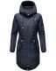 Marikoo Kamil Damen Parka Winterjacke mit Kapuze Navy Größe XL - Gr. 42