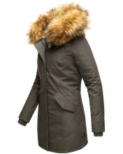 Marikoo Karmaa-Princess ladies parka winter jacket with fur collar