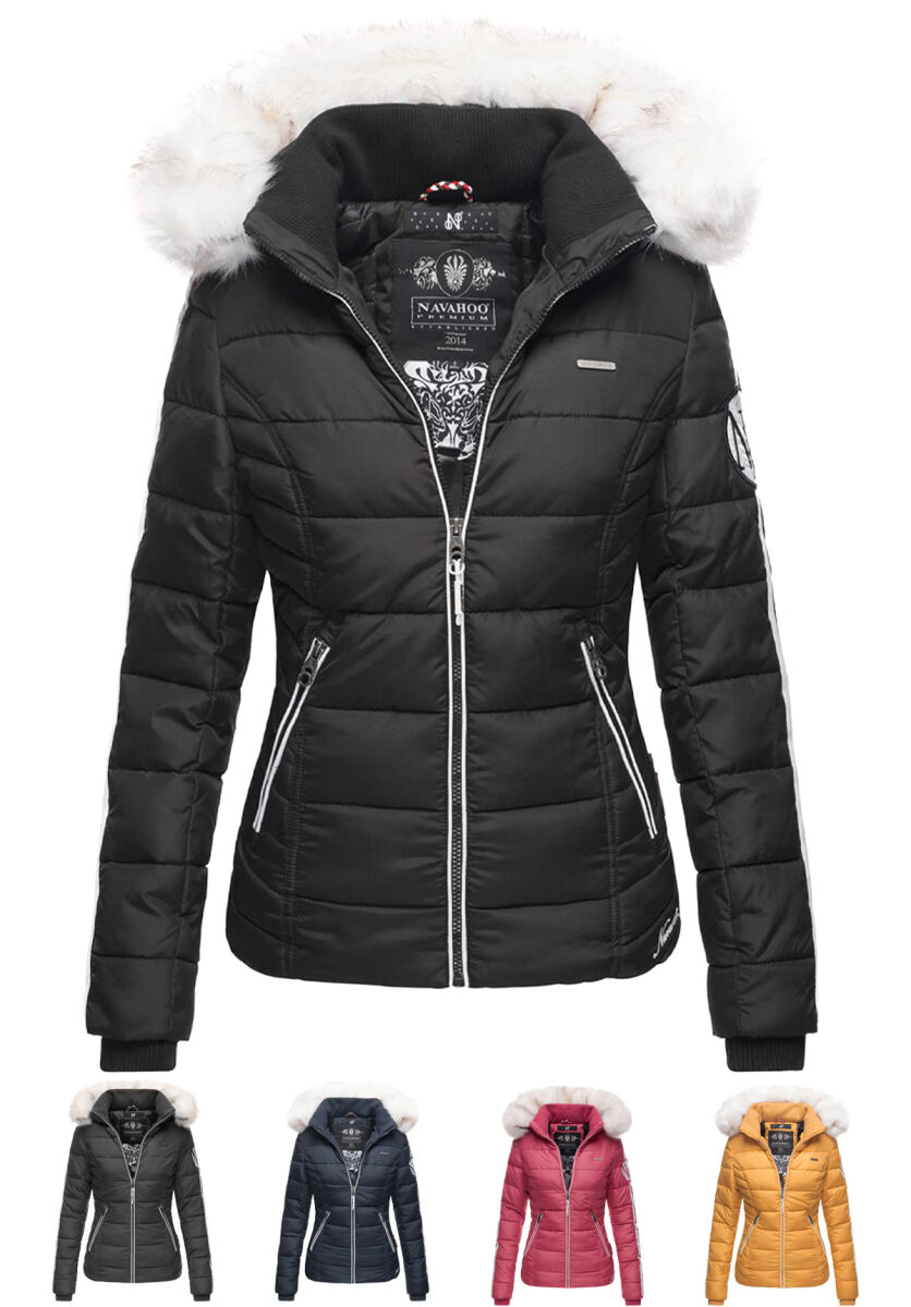 Navahoo Khingaas Damen Winter Steppjacke mit Kapuze, 99,95 €