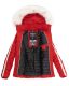 Navahoo Khingaas Damen Winter Steppjacke mit Kapuze Rot Größe S - Gr. 36