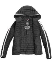 Navahoo Kimuk Princess ladies quilted jacket - Black-Gr.XS