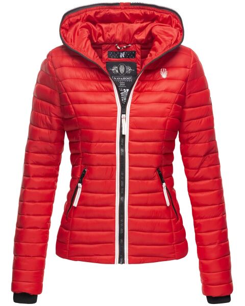 Navahoo Kimuk Princess leichte Damen Steppjacke Rot Größe XS - Gr. 34
