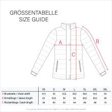 Navahoo Kimuk Princess leichte Damen Steppjacke Rot Größe XS - Gr. 34
