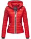 Navahoo Kimuk Princess leichte Damen Steppjacke Rot Größe XS - Gr. 34