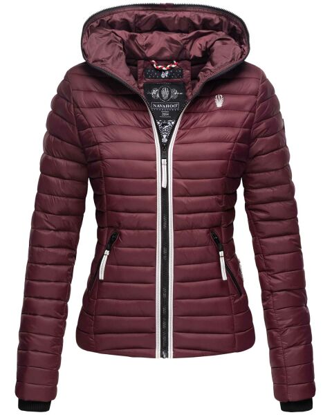 Navahoo Kimuk Princess ladies quilted jacket - Wine Red-Gr.S