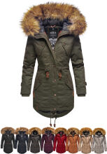 Marikoo La Viva Princess Damen Winterjacke mit Kapuze