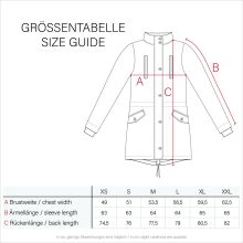 Navahoo Lady Like warme Damen Winterjacke mit Kapuze und Kunstfell Olive Größe S - Gr. 36