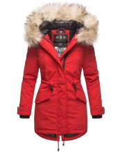 Navahoo Lady Like warme Damen Winterjacke mit Kapuze und...