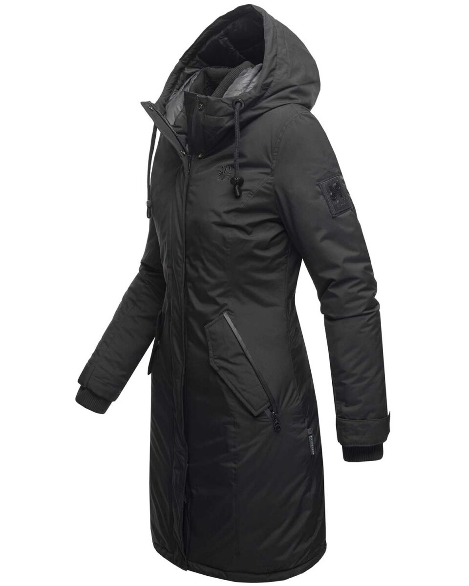 SOVENTUS FASHION Damen Parka Mit Echtfell – Warme Winterjacke