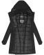 Navahoo Letiziaa lange Damen Parka Winterjacke mit Kapuze Schwarz Größe S - Gr. 36