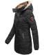 Marikoo Lieblingsjacke ladies warm winter jacket with hood - Black-Gr.XS