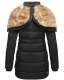 Marikoo Lieblingsjacke ladies warm winter jacket with hood - Black-Gr.XXL