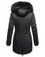 Navahoo Luluna Princess warme Damen Winterjacke mit Kunstfell Schwarz Größe S - Gr. 36