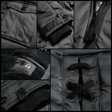Navahoo Luluna Princess warme Damen Winterjacke mit Kunstfell Navy Gr&ouml;&szlig;e S - Gr. 36