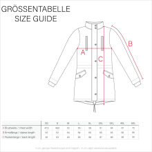 Marikoo Maikoo Damen Trenchcoat Wintermantel