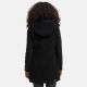 Marikoo Maikoo Damen Trenchcoat Wintermantel Schwarz Größe XL - Gr. 42
