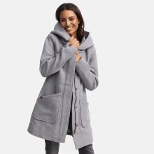 Marikoo Maikoo Damen Trenchcoat Wintermantel Hellgrau Gr&ouml;&szlig;e XL - Gr. 42