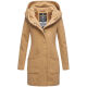 Marikoo Maikoo Damen Trenchcoat Wintermantel Camel Größe S - Gr. 36