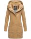 Marikoo Maikoo Damen Trenchcoat Wintermantel Camel Größe M - Gr. 38