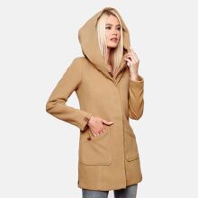 Marikoo Maikoo Damen Trenchcoat Wintermantel Camel Gr&ouml;&szlig;e L - Gr. 40