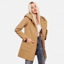Marikoo Maikoo Damen Trenchcoat Wintermantel Camel Gr&ouml;&szlig;e XL - Gr. 42