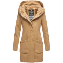 Marikoo Maikoo Damen Trenchcoat Wintermantel Camel Gr&ouml;&szlig;e XL - Gr. 42